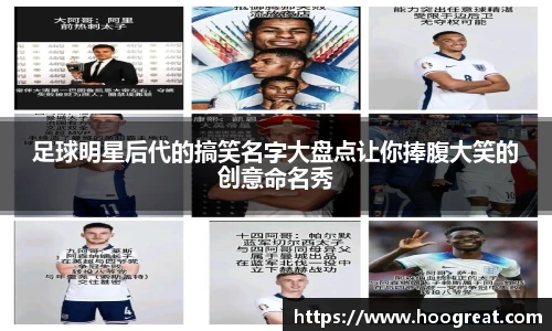 足球明星后代的搞笑名字大盘点让你捧腹大笑的创意命名秀